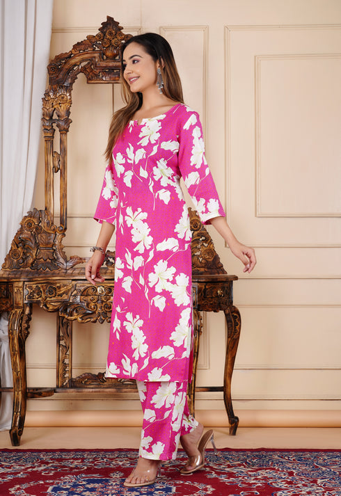 Pretty Pink Floral Coord Set